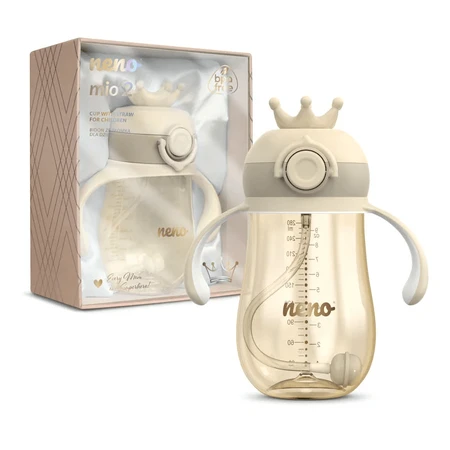Neno Mio 2, Flasche mit Strohhalm, Creme, ab 12 Monaten, 280 ml