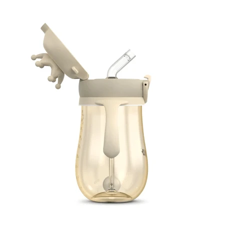 Neno Mio 2, Flasche mit Strohhalm, Creme, ab 12 Monaten, 280 ml