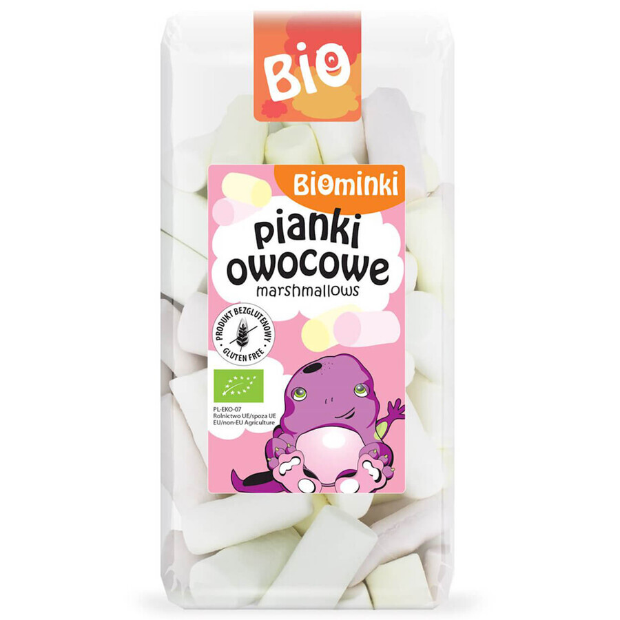 Boutique Biominki, guimauves aux fruits biologiques sans gluten, 100 g Biominki, guimauves aux fruits biologiques sans gluten, 100 g