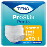 Tena Pants ProSkin, absorbent underpants, size L, 100-135 cm, Normal, 30 pieces