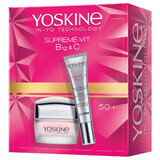 Yoskine Supreme-Vit B12&C 50+ set, dagcrème, 50 ml + oog- en ooglidcrème, 15 ml