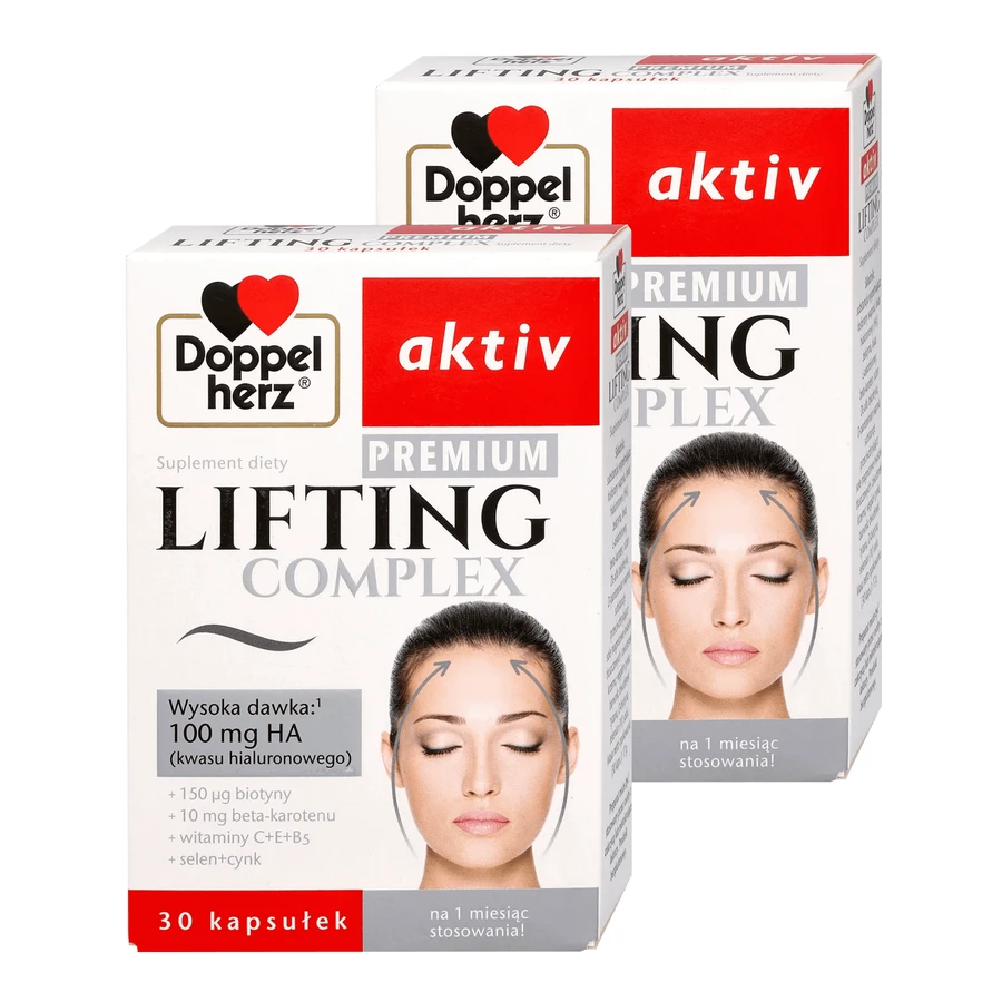 Doppelherz aktiv Lifting Complex Premium Set, 2 x 30 Kapseln