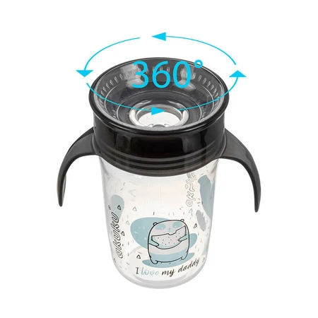 AKUKU, 360 dropping glass, dark, 240 ml