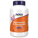 Now Foods Glucosamine en Chondroïtine met MSM, Glucosamine met Chondroïtine en MSM, 180 capsules