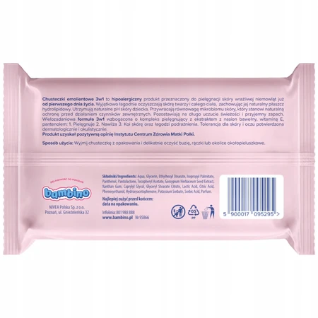 Bambino, Weichspültücher 3in1, Zweierpackung, 2 x 57 Stück