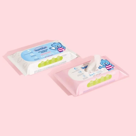 Bambino, Weichspültücher 3in1, Zweierpackung, 2 x 57 Stück