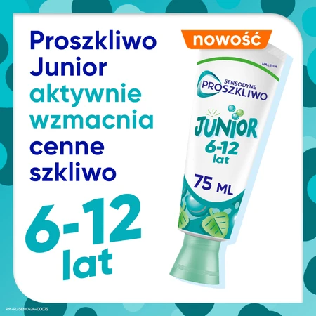 Sensodyne Junior pasta dentífrica para niños, 6-12 años, 75 ml