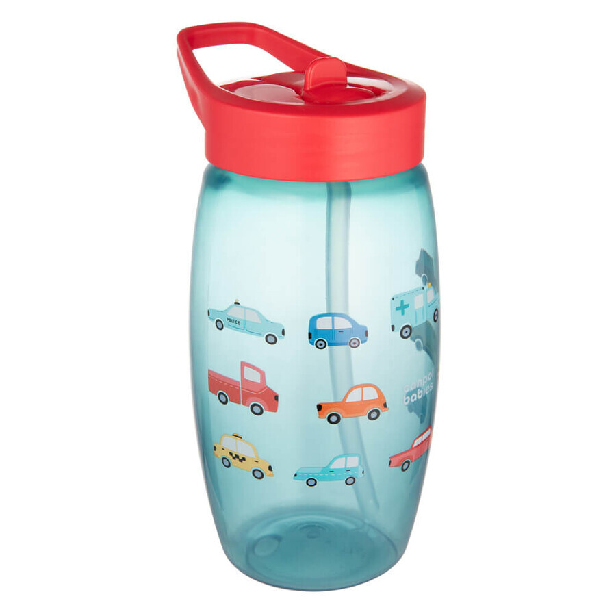 Canpol Babies, bottle with foldable spout, machine, blue, 56/618, from 4 years, 400 ml