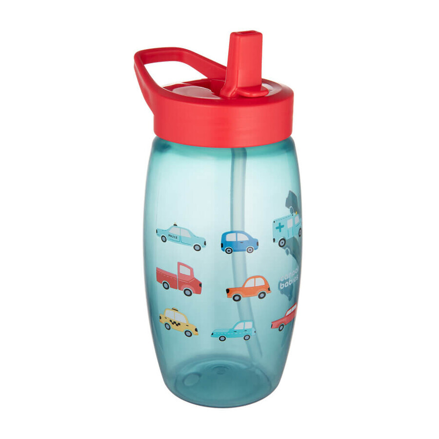 Canpol Babies, bottle with foldable spout, machine, blue, 56/618, from 4 years, 400 ml