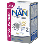 Nestle NAN Optipro Plus 2 5HMO, follow-on milk for infants over 6 months, 4 x 1.2 kg