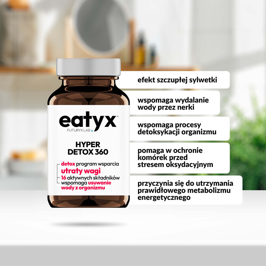 OSHEE Eatyx Futuryx Lab Hyper Detox 360, 60 capsule A BREVE DURATA