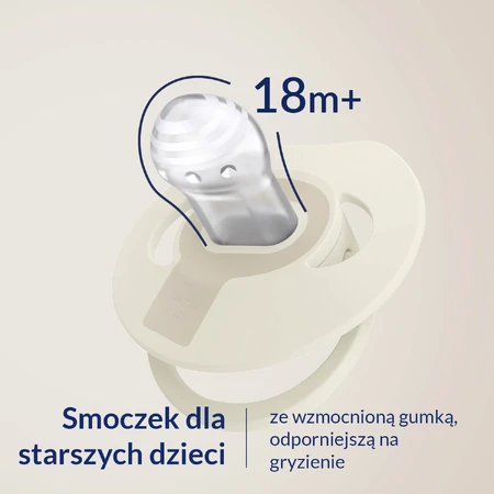 Lovi Prime, chupete, silicona, dinámico, Baby Blue/Azul, 34/419, a partir de 18 meses, 2 piezas