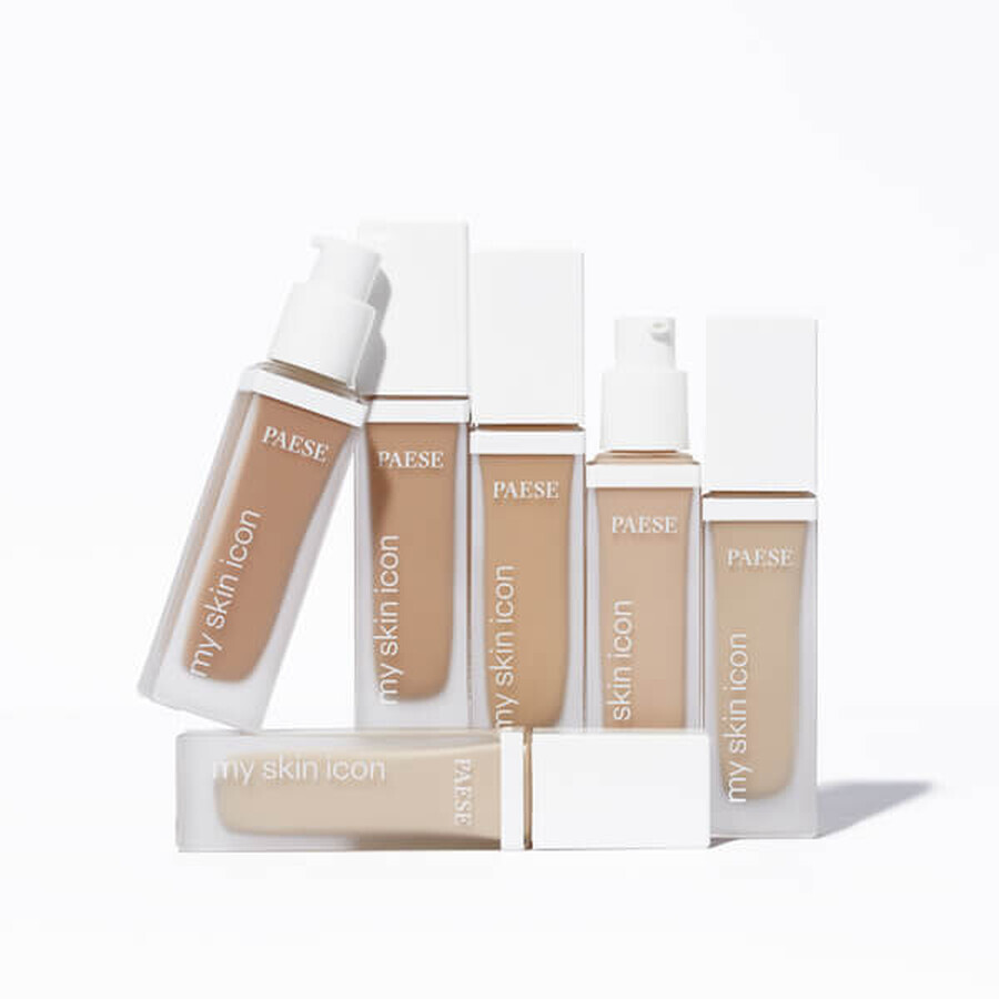 Base de maquillaje matificante Paese My Skin Icon, 2N Warm Beige, 33 ml