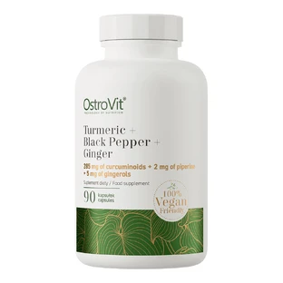 OstroVit Kurkuma + schwarzer Pfeffer + Ingwer, 90 Kapseln
