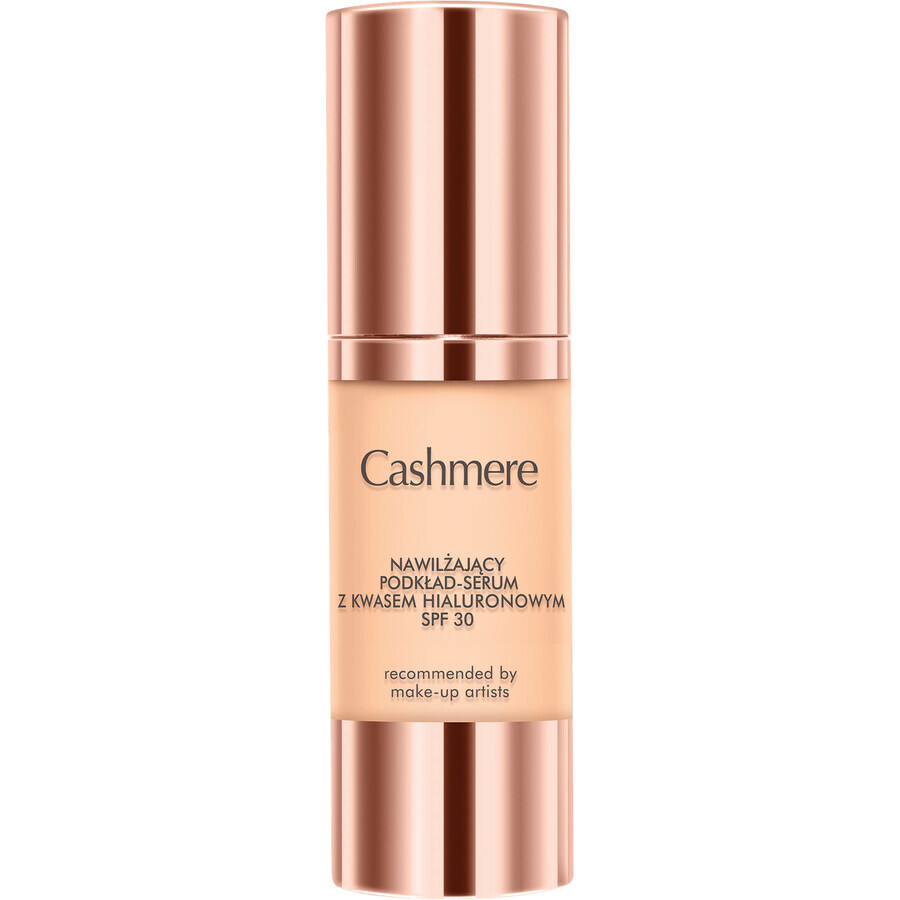 DAX Cashmere DD, hydraterend foundation-serum met hyaluronzuur, natuurlijk beige, SPF 30, 30 ml