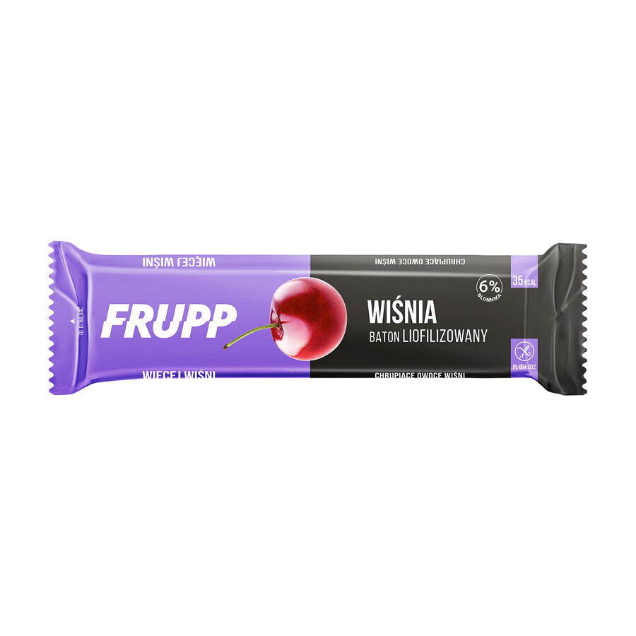 Celiko Frupp, ciliegie liofilizzate, senza zuccheri aggiunti, 10 g