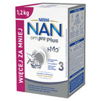 Nestlé NAN Optipro Plus 3 HMO producto lácteo para niños mayores de 1 año, 4 x 1,2 kg Nestlé NAN Optipro Plus 3 HMO producto lácteo para niños mayores de 1 año, 4 x 1,2 kg