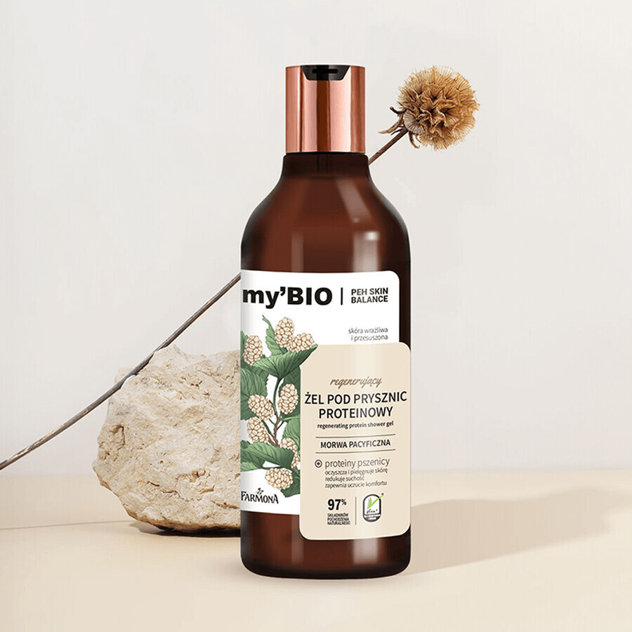 Farmona myBIO Regenerating myBIO Regenerating shower gel with protein, Pacific blackberry, 500 ml