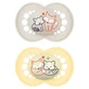 MAM Original, pacifier, silicone, orthodontic, glow in the dark, Planet Love Day&Night, unisex, 6-16 months, 2 pieces