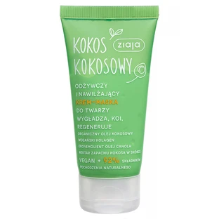 Ziaja Kokos Coco, crema facial nutritiva e hidratante, 50 ml