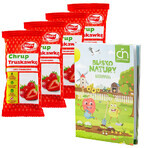 Set Crispy Naturel, Crispy Aardbei, gedroogde aardbeienchips, 4 x 10g + kleurboek Dichtbij de natuur gratis Set Crispy Naturel, Crispy Aardbei, gedroogde aardbeienchips, 4 x 10g + kleurboek Dichtbij de natuur gratis