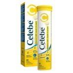 Cetebe Vitamin C 1000 + Acerola + B-Komplex, Zitronengeschmack, 20 Brausetabletten Cetebe Vitamin C 1000 + Acerola + B-Komplex, Zitronengeschmack, 20 Brausetabletten