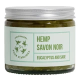 Four Spokes hemp soap Savon Noir, eucalyptus and sage, 250 ml