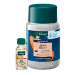 Kneipp Buenas Noches Set de pino suizo y Amyris, cristales de baño con sal mineral, 500 g + aceite corporal, pomelo, azafrán, aceite, 20 ml por 1 penique Kneipp Buenas Noches Set de pino suizo y Amyris, cristales de baño con sal mineral, 500 g + aceite corporal, pomelo, azafrán, aceite, 20 ml por 1 penique