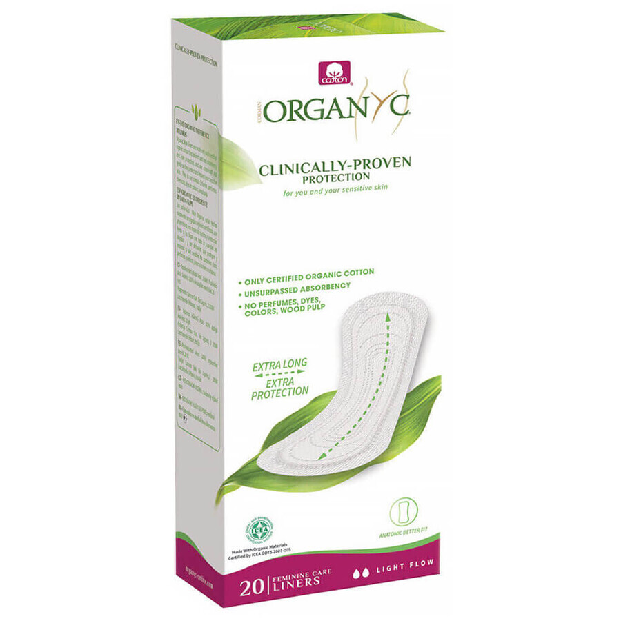 Buy Organyc, sanitary pads, ultra thin, extra long, 20 pcs Organyc, sanitary pads, ultra thin, extra long, 20 pcs