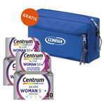 Centrum Woman 50+ set, 2 x 30 comprimés + Corega, sac cosmétique de voyage gratuit Centrum Woman 50+ set, 2 x 30 comprimés + Corega, sac cosmétique de voyage gratuit