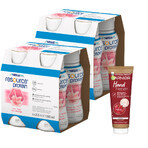Kit Resource Protein, voedende formule, aardbeiensmaak, 8 x 200 ml + Garnier Hand Repair, intensief regenererende handcrème, 75 ml gratis Kit Resource Protein, voedende formule, aardbeiensmaak, 8 x 200 ml + Garnier Hand Repair, intensief regenererende handcrème, 75 ml gratis