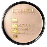 Eveline Cosmetics Art Professional Maquillaje Artístico Profesional, polvo matificante mineral con seda, nº 31 Transparente, 14 g