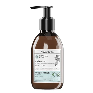 Vis Plantis Pharma Care, après-shampooing pour cheveux gras, menthe + zinc, 300 ml