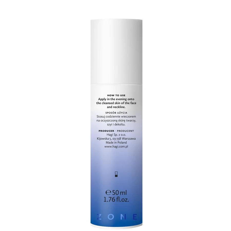 Hagi Aqua Zone, nährende und feuchtigkeitsspendende Nachtcreme, regenerationsbedürftige Haut, 50 ml