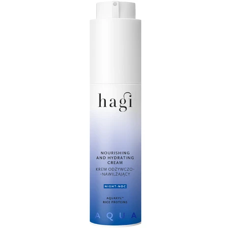 Hagi Aqua Zone, nährende und feuchtigkeitsspendende Nachtcreme, regenerationsbedürftige Haut, 50 ml