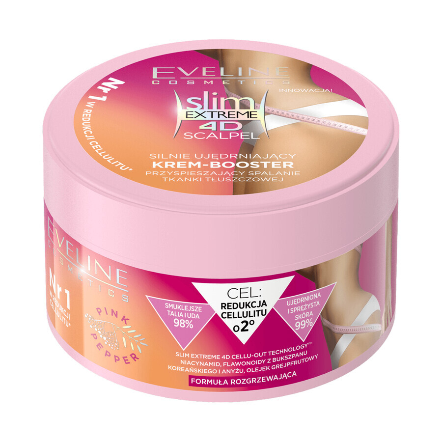Cumpără Eveline Cosmetics Slim Extreme 4D Bisturiu, întărire grăsime ardere crema-booster, 200 ml Eveline Cosmetics Slim Extreme 4D Bisturiu, întărire grăsime ardere crema-booster, 200 ml