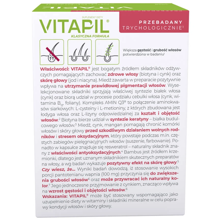 Vitapil set, 2 x 60 capsules