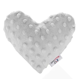 Bocioland, heart thermophore, mink, light gray, 1 pc