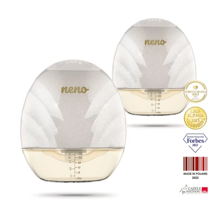 Neno Perla Twin electronic breast pump with three-phase housing