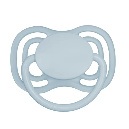 Canpol Babies, fopspeen van silicone, symmetrisch, Nude, blauw, 23/225, 0-6 maanden, 2 stuks