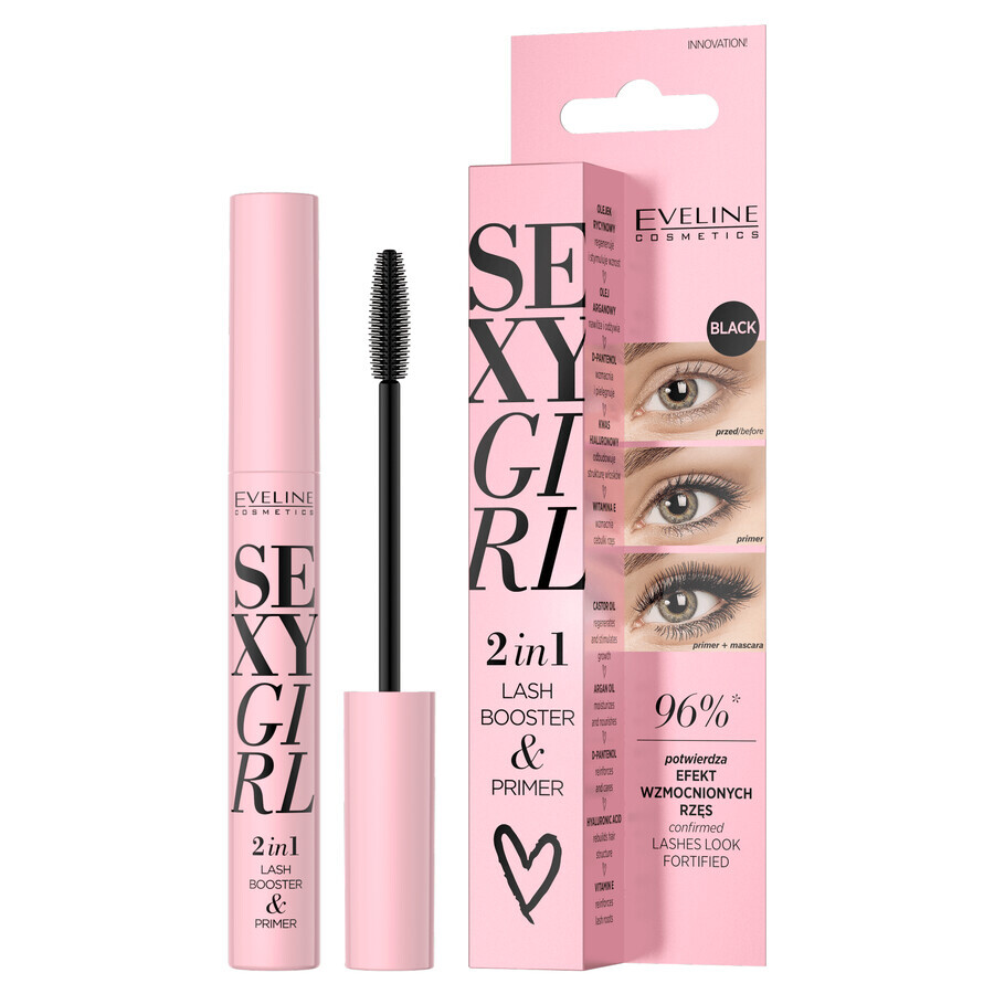 Cumpără Eveline Cosmetics Sexy Girl, mascara de bază 2in1, 10 ml Eveline Cosmetics Sexy Girl, mascara de bază 2in1, 10 ml