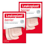 Leukoplast barrièreset, pleisters, 3 maten, 2 x 20 stuks Leukoplast barrièreset, pleisters, 3 maten, 2 x 20 stuks