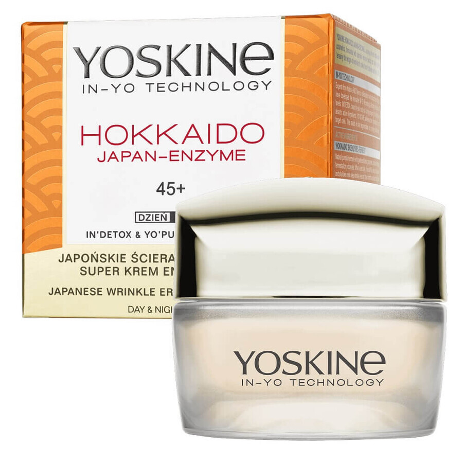 Yoskine Hokkaido Japan-Enzyme 45+, Super-Enzym-Creme, 50 ml