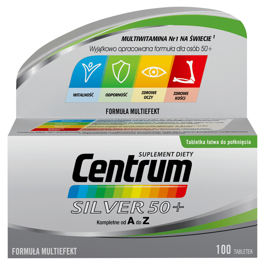 Centrum Silver 50+, 100 Tabletten