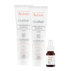 Set Avene Cicalfate+, cremă protectoare regenerantă pentru întreaga familie, piele sensibilă și iritată, 2 x 100 ml + Vitamin Activ Cg, ser corector și iluminator, 10 ml gratuit Set Avene Cicalfate+, cremă protectoare regenerantă pentru întreaga familie, piele sensibilă și iritată, 2 x 100 ml + Vitamin Activ Cg, ser corector și iluminator, 10 ml gratuit