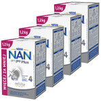 Nestlé NAN Optipro Plus 4, produit à base de lait pour les enfants de plus de 2 ans, 4 x 1,2 kg Nestlé NAN Optipro Plus 4, produit à base de lait pour les enfants de plus de 2 ans, 4 x 1,2 kg