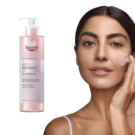 Eucerin Anti-Pigment Facial Cleansing Gel with exfoliating AHA acids 2%, 400 ml