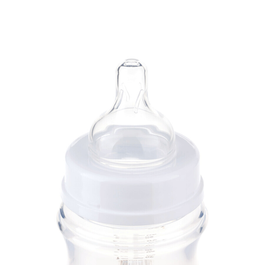 Canpol Babies EasyStart set, anti-colic bottle, from birth, 120 ml + anti-colic bottle, 3-6 months, 240 ml + bottle and teat cleaner, 500 ml for 1 penny