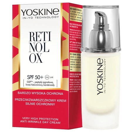 Yoskine Retinolox Crema de Día Antiarrugas FPS 50+, 50 ml