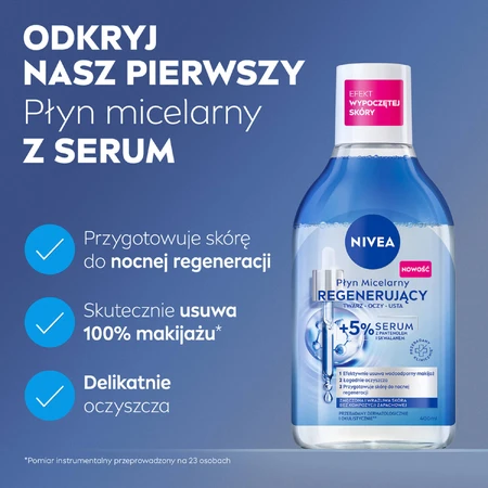 Nivea regenerating micellar lotion with 5% serum, 400 ml